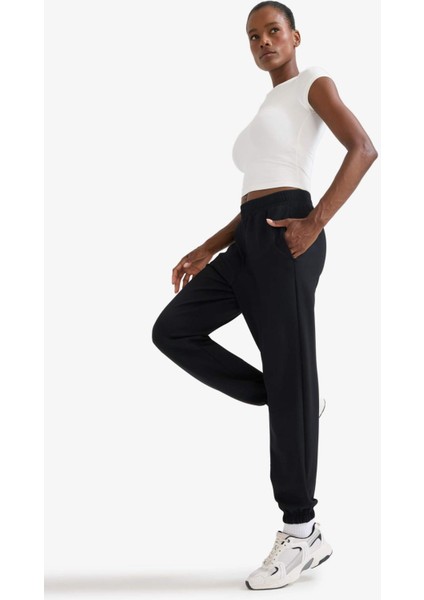 Fit Standart Fit Cepli Jogger Paça Standart Fit Basic Modal Pantolon B1794AX25AU