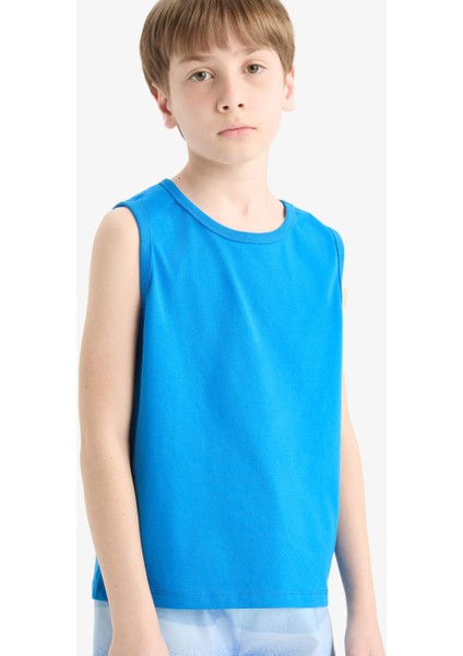 Erkek Çocuk Bisiklet Yaka Atlet F0693A825HS