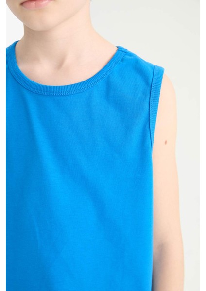 Erkek Çocuk Bisiklet Yaka Atlet F0693A825HS