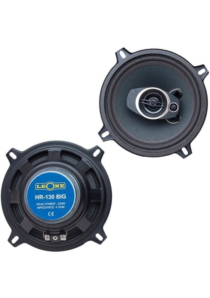 13 cm 220 Watt Max 110 Watt Rms 3 Yollu 2'li Hoparlör HR-130 Bıg fiyatları