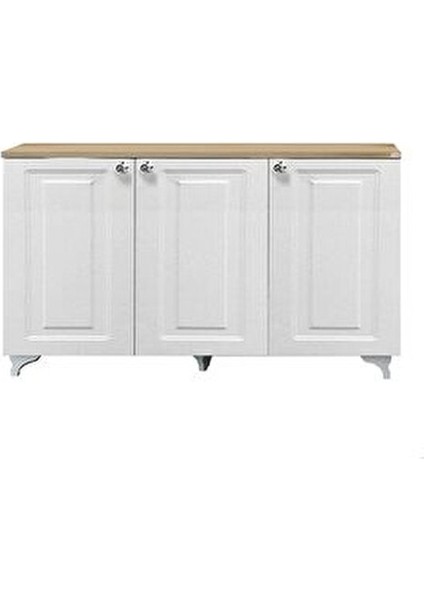 Rosalie Çok Amaçlı Konsol Dolap Banyo, Mutfak ve Giriş için Fonksiyonel Depolama Çözümü