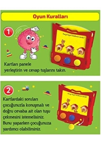 16-24 Ay Konuşturan Oyuncak ve Zeka Kutusu modelleri