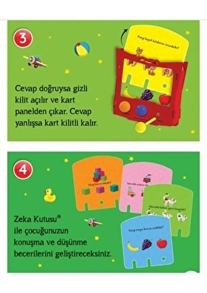 16-24 Ay Konuşturan Oyuncak ve Zeka Kutusu fırsatları