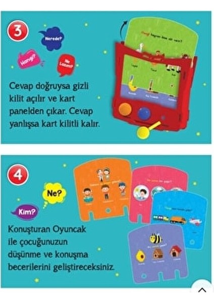 16-24 Ay Konuşturan Oyuncak ve Zeka Kutusu