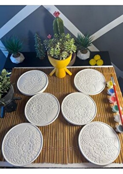 Mandala 2 Taş Boyama Seti 6 Adet Eğlenceli ve Eğitici Çocuk Etkinliği 3D fiyatları