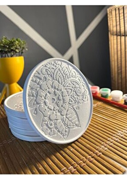 Mandala 2 Taş Boyama Seti 6 Adet Eğlenceli ve Eğitici Çocuk Etkinliği 3D fırsatları
