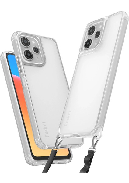 Zengezur Newface Xiaomi Redmi 12 Kılıf Penta Silikon Kılıf - Şeffaf