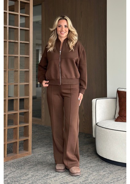 Kahverengi Nora Eşofman Takımı - 8001 indirimleri