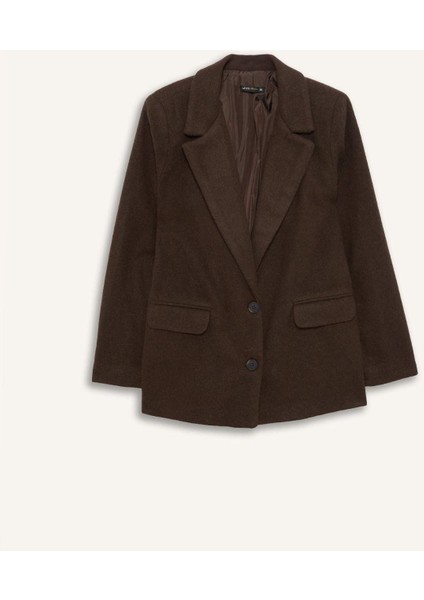 Regular Fit Flanel Blazer Ceket Y6483AZ24WN