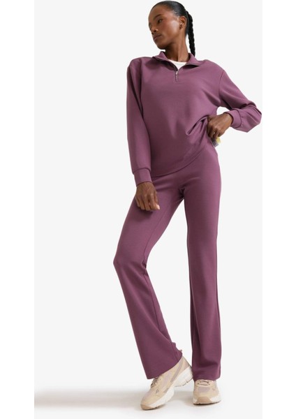 Fit Flare Fit İspanyol Paça Standart Boy Modal Soft Touch Pantolon E8957AX25AU