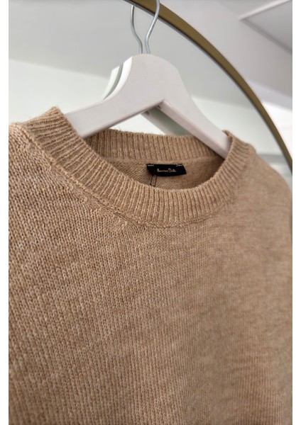 Bisiklet Yaka Basic Orijinal Kazak- Camel fiyatları