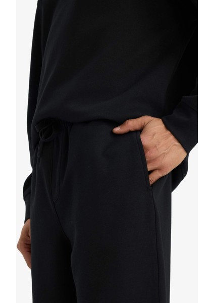 Wide Leg Beli Bağcıklı Geniş Paça Bol Eşofman Altı