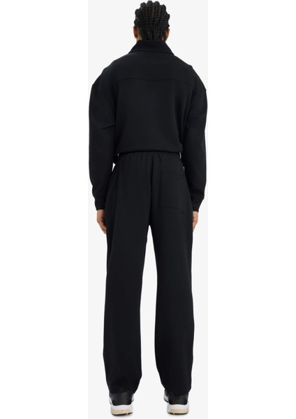 Wide Leg Beli Bağcıklı Geniş Paça Bol Eşofman Altı