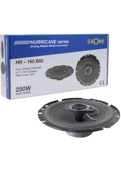 HR-160 Bıg 16 cm 4 Ohm 2'li Takım 250 Watt Oto Hoparlör fiyatları