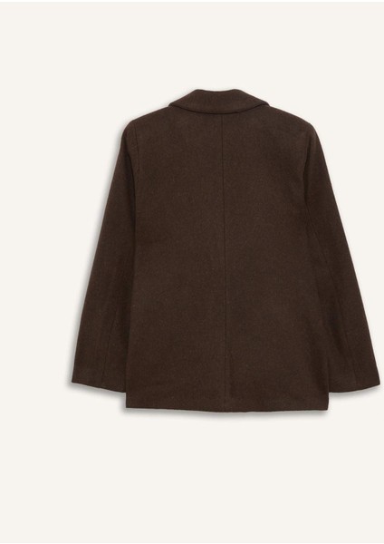 Regular Fit Flanel Blazer Ceket Y6483AZ24WN