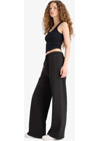 Straight Fit Beli Bağcıklı Cepli Düz Paça Eşofman Altı A0954AX25WN