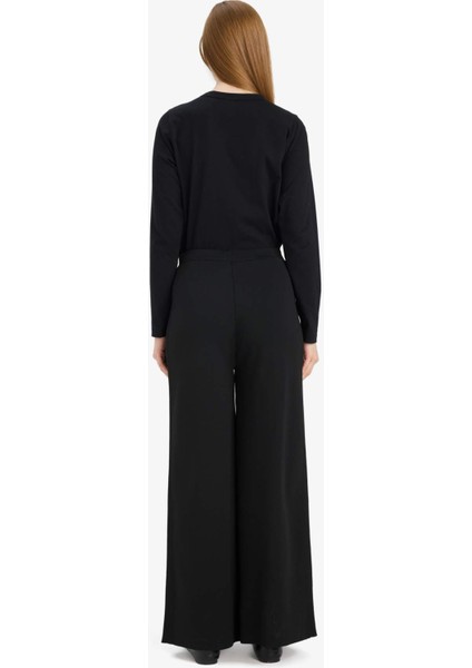 Wide Leg Geniş Bol Paça Triko Pantolon F1102AX25AU