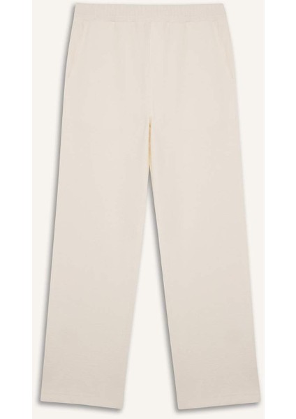 Bol Rahat Kesim Wide Leg Üç Cepli Geniş Paça Pamuklu Yazlık Pantolon F0606AX25SP