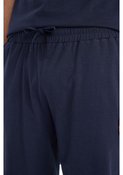 Regular Fit Pijama Takımı Baskılı Kısa Kollu Üst Şort E7150AX25SM