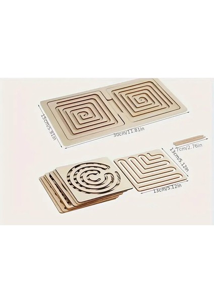 3-6 Yaş Arası Çocuklar Için Sağ ve Sol Beyin Gelişimini Teşvik Eden 10 Parça Ahşap Bulmaca, Oyuncak. indirimleri