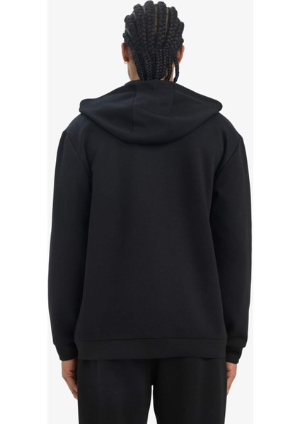 Fit Standart Fit Kapüşonlu Skuba Dalgıç Kumaş Yumuşak Tuşe Fermuarlı Hırka E9336AX25AU