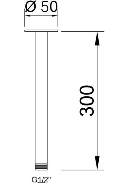 Oval Tavana Ankastre Duş Başlığı Borusu, Şık ve Kullanışlı Tasarım fiyatları