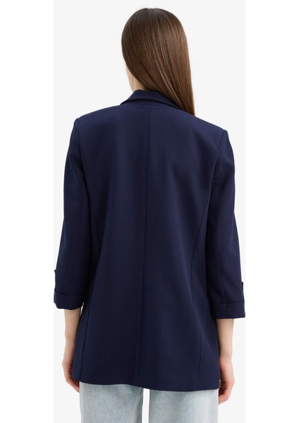 Regular Fit Ceket Yaka Basic Düz Blazer Ceket C3215AX25SP