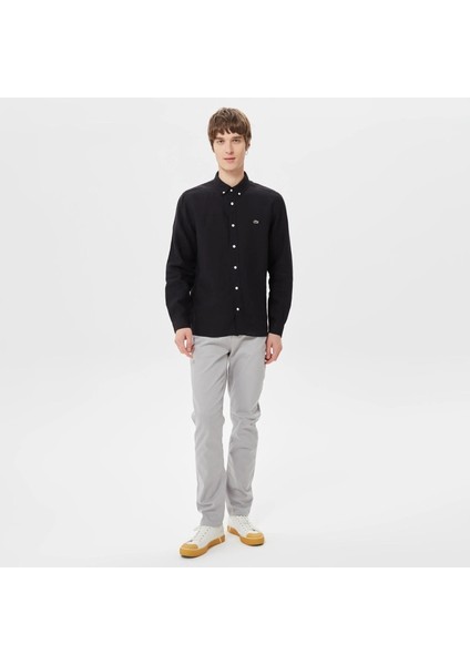 Slim Fit Erkek Keten Gömlek modelleri