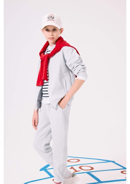 Erkek Çocuk Kolej Yaka Bomber Okul Hırkası D2803A825AU