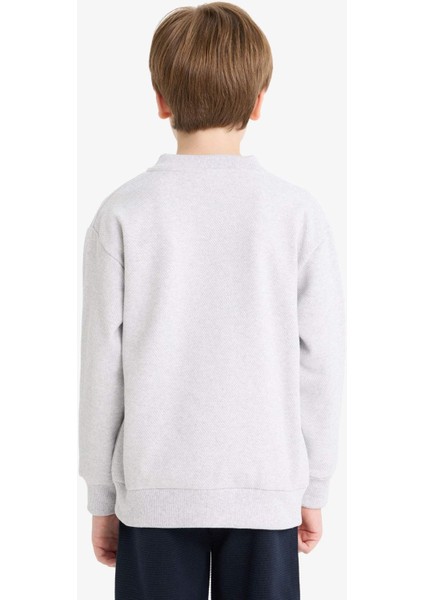 Erkek Çocuk Kolej Yaka Bomber Okul Hırkası D2803A825AU