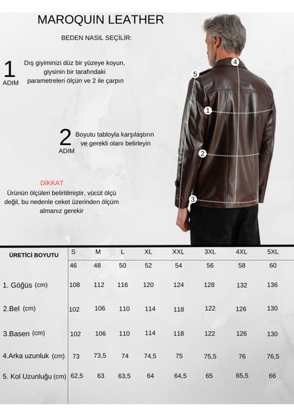 Eduardo Erkek Deri Mont