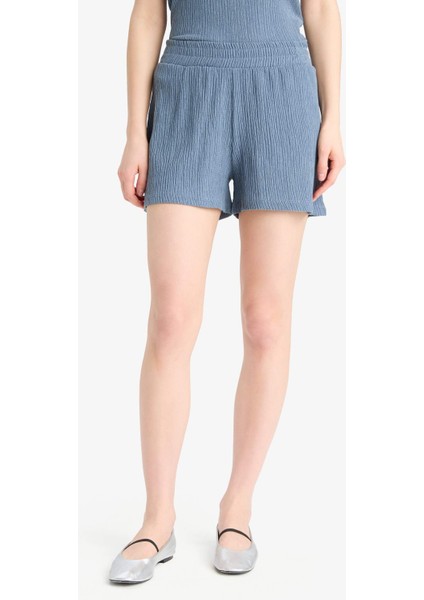 Regular Fit 2'li Takım Bürümcük Atlet Şort F1487AX25SM