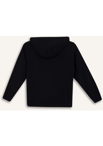 Erkek Çocuk Kapüşonlu Okul Fermuarlı Sweatshirt T7468A625AU