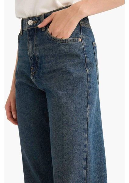 90's Wide Leg Yüksek Bel Düz Paça Uzun Jean Pantolon E9122AX25AU