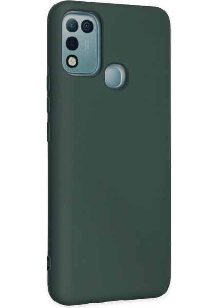 Zengezur Newface Infinix Hot 10 Play Kılıf Nano Içi Kadife Silikon - Koyu Yeşil fiyatları