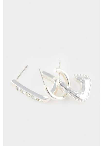 Kadın 3'lü Silver Küpe F1396AXNS