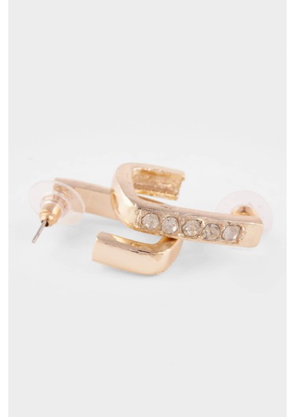 Kadın 3'lü Gold Küpe F1396AXNS