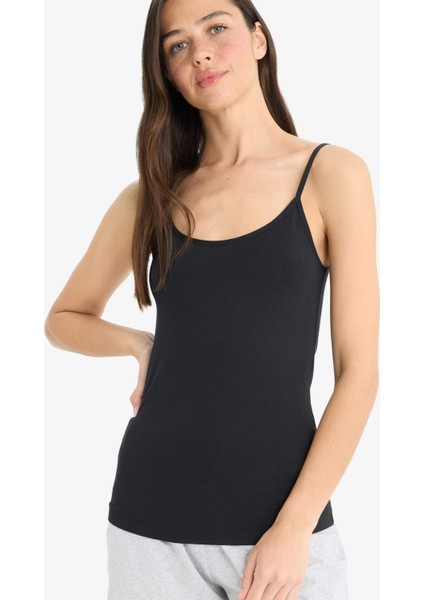 Regular Fit Pamuklu Atlet-Fall in Love M6858AZ25AU