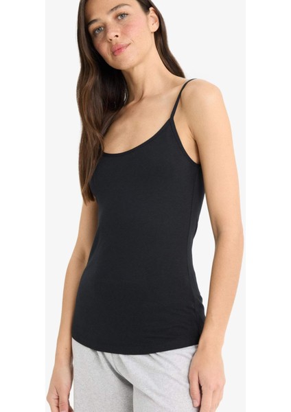 Regular Fit Pamuklu Atlet-Fall in Love M6858AZ25AU