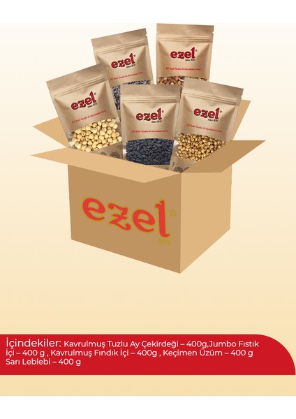 Kuruyemiş Maç Gecesi Kolisi – 5'li Atıştırmalık Set + 100 g Türk Kahvesi fiyatları