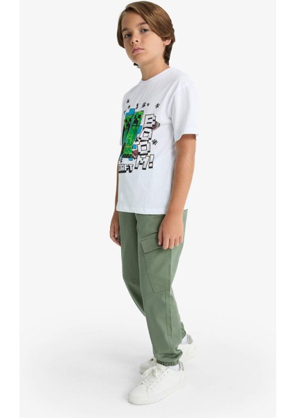 Erkek Çocuk Jogger Fit Gabardin Pantolon F1970A825AU