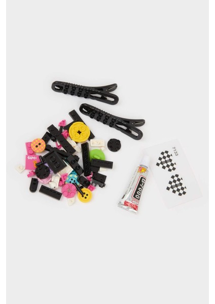 Kız Çocuk 2'li Kalpli Saç Tokası F1676A8NS