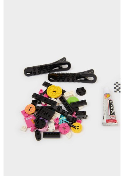 Kız Çocuk 2'li Kalpli Saç Tokası F1676A8NS