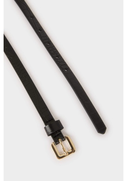 Kadın Suni Deri 3'lü Günlük Kemer F1903AXNS