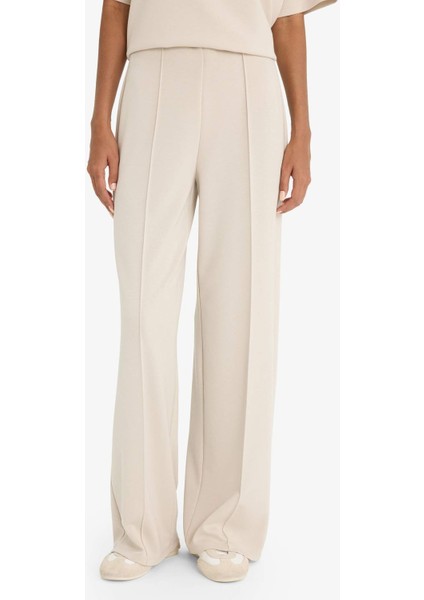 Straight Fit Modal Geniş Paça Yumuşak Dokulu Eşofman Altı F1028AX25AU