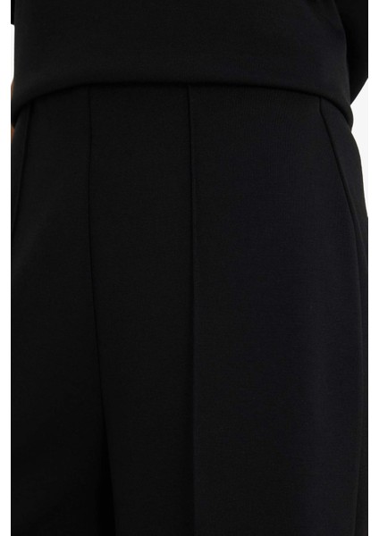 Straight Fit Modal Geniş Paça Yumuşak Dokulu Eşofman Altı F1028AX25AU