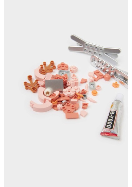 Kız Çocuk 2'li Çiçekli Saç Tokası F1682A8NS