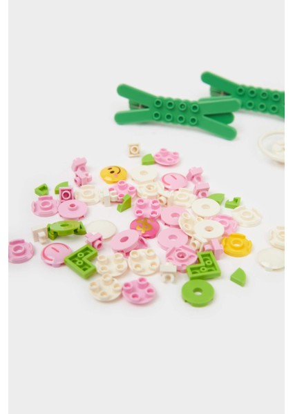 Kız Çocuk 2'li Çiçekli Saç Tokası F1685A8NS