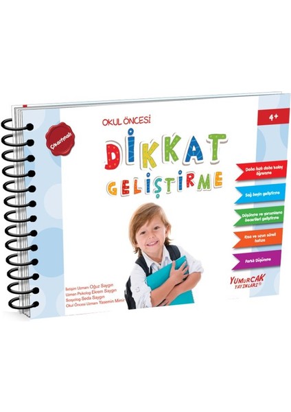 Dikkat Geliştirme 4 Yaş Kitabı