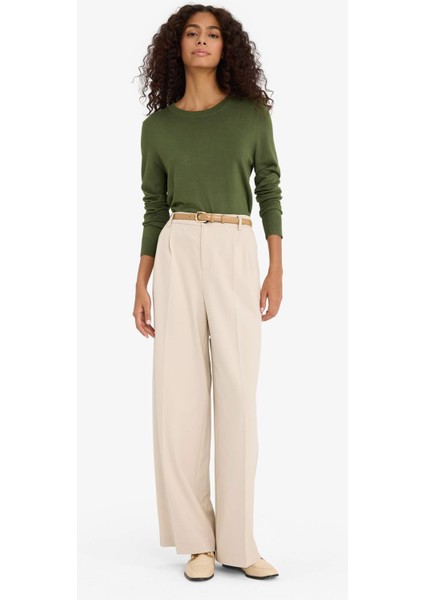 Regular Fit Bisiklet Yaka Triko Kazak E7889AX25WN